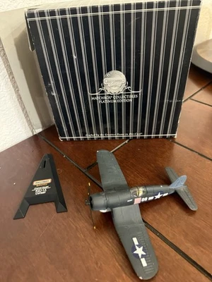 Matchbox Collectibles WWII F4U-1A Corsair Fighter Plane Platinum Edition AS IS - Image 1 of 4