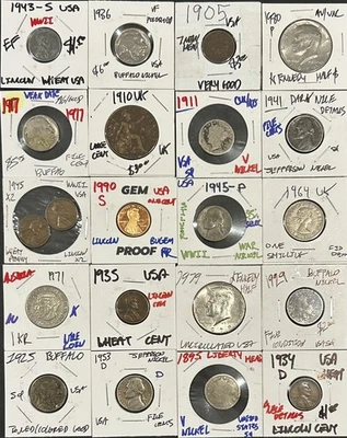 ESTATE LOT FULL US Coin Collection Buffalos,Indian Head,Silver,1800s,Proofs,WWII - Image 1 of 4