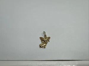 WUNDERSCHÖNER 14K GELBGOLD ENGEL/FEE RELIGIÖS ANHÄNGER/CHARM 585, 1,2g - Bild 1 von 12