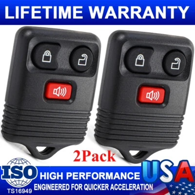 Juego de 2 llaveros de coche con control remoto de entrada sin llave para Ford Expedition F-150 F350 Foto 1 de 4