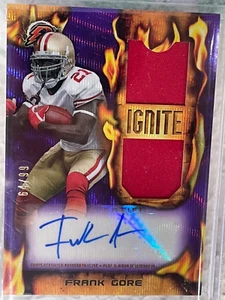 2024 Topps Composite Football: Frank Gore, Ignite Patch Purple Autograph, 64/99 - Bild 1 von 3