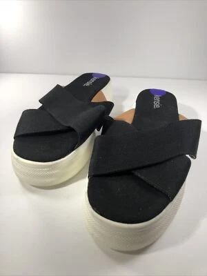 Sandalia Kensie Negra Plataforma Blanca Mujer Talla 8.5 SKU #4214 Foto 1 de 4