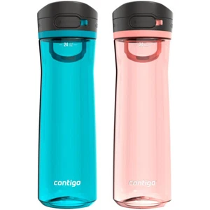 Contigo 24 oz. Jackson 2.0 Tritan Water Bottle 2-Pack - Juniper/Pink Lemonade - Picture 1 of 1