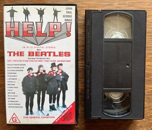 THE BEATLES - Help! VHS Video Cassette Tape 1965 Exc Cond! - Picture 1 of 3