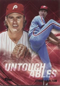 STEVE CARLTON 2017 Topps Update UNTOUCHABLES - PHILADELPHIA PHILLIES - #U-16 - Picture 1 of 1