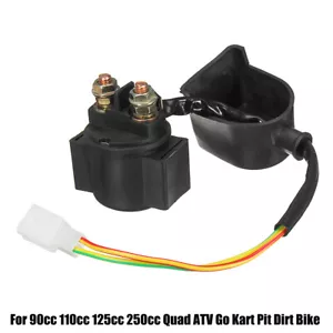 Motorcycle Starter Solenoid Relay Per 90cc 110cc 125cc 250cc Quad ATV Kart Pit Dirt - Picture 1 of 7