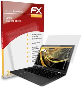 2x Protezione Pellicola dello Schermo per Lenovo Yoga 510 14 inch opaco&antiurto - Photo 1/9