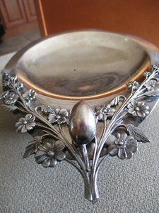 PLACA DE PLATA CUÁDRUPLE ANTIGUA RARA TORONTO S.P. CO. PLATO CON PATAS ORNAMENTADAS #779 - Imagen 1 de 12