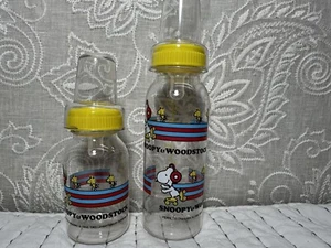 Vintage Flasche Baby Snoopy & Woodstock Danara Fütterung - Bild 1 von 4