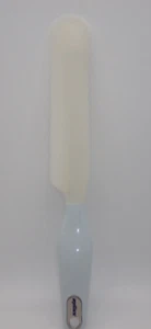 Zyliss Silicone Head Scraper Spatula White Handle Jar Bottle Bowl Narrow - Picture 1 of 3