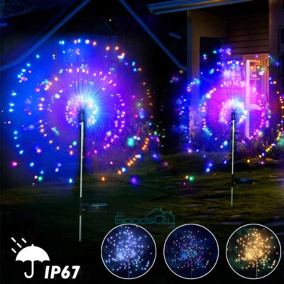 200/150LED Solar Lights Outdoor Waterproof Path Lawn Garden Decor Lamp - Image 1 of 4