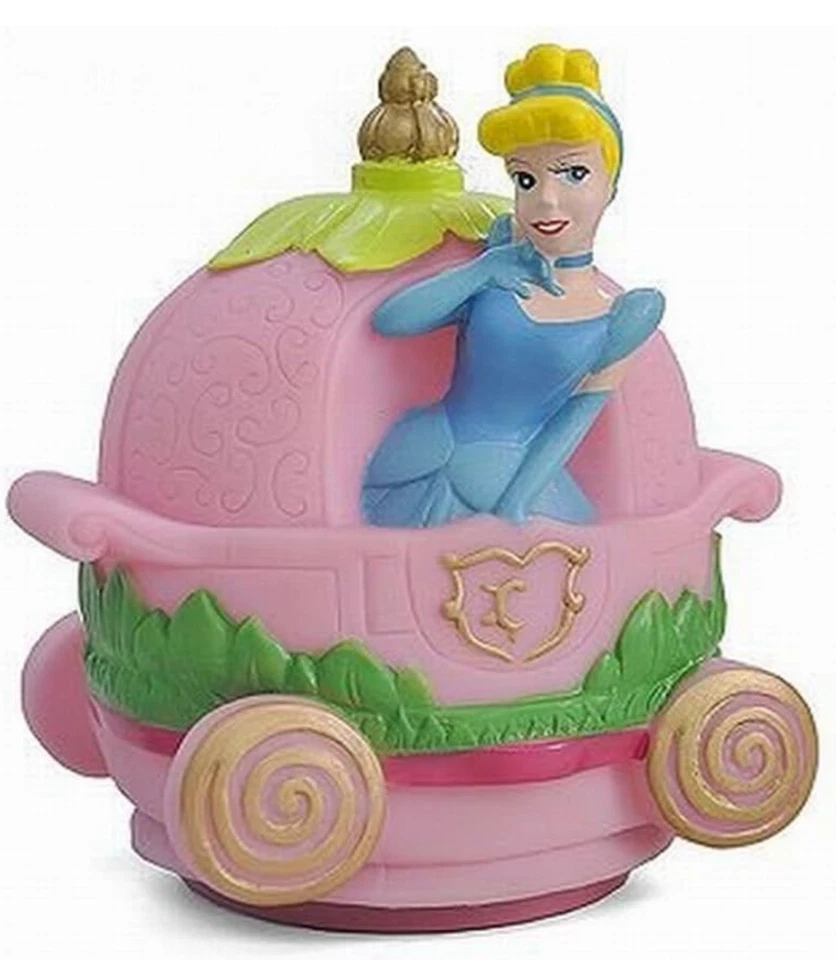 New 6" Disney Princess Cinderella Figural Nightlight Battery Operated Lamp Glows - Image 1 of 1