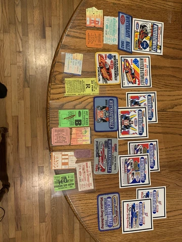 NHRA WINTERNATIONALS POMONA CA Official Event Patch Sticker Ticket Lot 80’s 90’s Cover