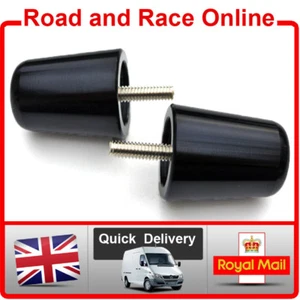 Suzuki Black Bar Ends Bar End Weight Suit SV650 SV1000S TL1000S TL1000R Hayabusa - Picture 1 of 6
