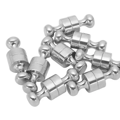 DIVINE TECH MAGNETS Strongest N52 Magnets Strong Rare Earth Magnets for Fridge Whiteboard 12 PCS