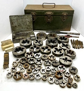 Ridgid Adjustable Round Die Set, Split Threading Dies 75+ Pieces *Ships Fast - Picture 1 of 13
