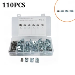 110PCS Fairing Bodywork Panel U Clips Motorcycle Nut Speed Fasteners M4 M5 M6 M8 - Picture 1 of 11