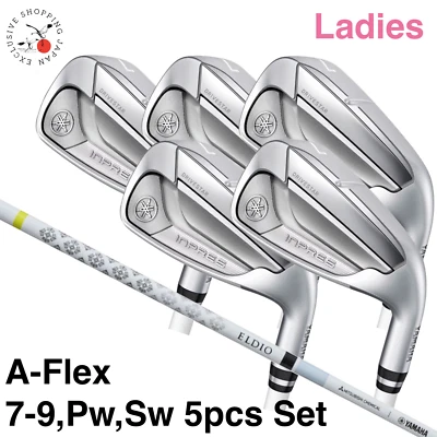 YAMAHA Inpres Drivestar Ladies Iron Set 7-9,PW,SW 5pcs 2025 ELDIO TM-325i A-Flex - Image 1 of 4