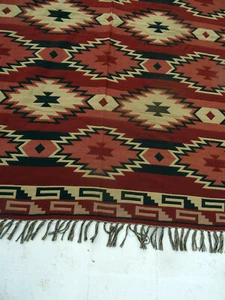 Accent Throw Afghan OACCENT-3A Southwest Southwestern Geometric Design 4' X 5' B - Picture 1 of 3