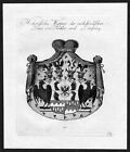 1790 - Pückler Pueckler Limburg Armoiries Adel Coat De Arms Heraldry Héraldique