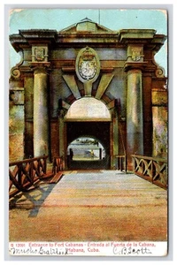 Postkarte: Kuba: Eingang Fort Cabanas, Havanna, Kuba - verschickt - Bild 1 von 2