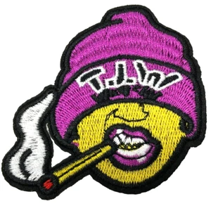 Patch Sew On Iron On Embroidered Clothing Hats Jackets Coat Face NEW A410 - Picture 1 of 3