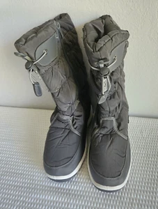 Merence wasserdichte schwarze Schneestiefel Kunstfellfutter US-Größe 9,5 - Bild 1 von 9