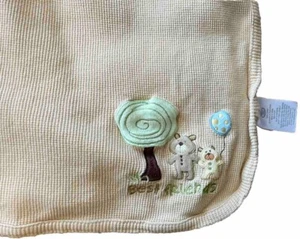 Koala Baby Waffle Weave Baby Blanket ‘Best Friends’ Bears Wheat Color Toys-R-Us - Picture 1 of 5