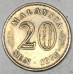 Malaysia 1976 - 20 Sen Copper-Nickel Coin - Parliament house - Picture 1 of 2