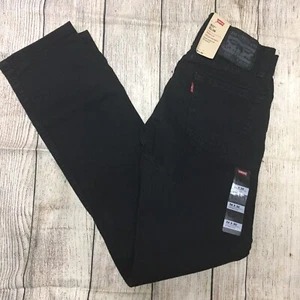 Nuevos Jeans ajustados Levi's 511, color negro para hombre, talla 26W x 30L  - Imagen 1 de 4