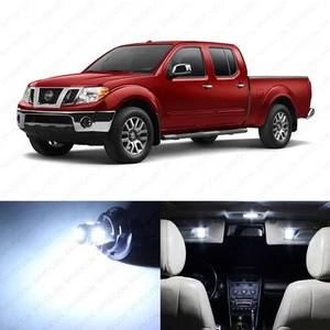 8 x White LED Interior Light Package For 2005 - 2021 Nissan Frontier + PRY TOOL - Picture 1 of 8