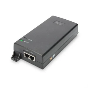 DIGITUS PoE Ultra Injector 802.3at 10/100/1000 Mbps 60W Injektor Anschlussbox - Bild 1 von 6