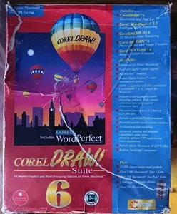 Corel Draw Suite 6 Macintosh Mac Vintage Complete Rare 1996 - Picture 1 of 4