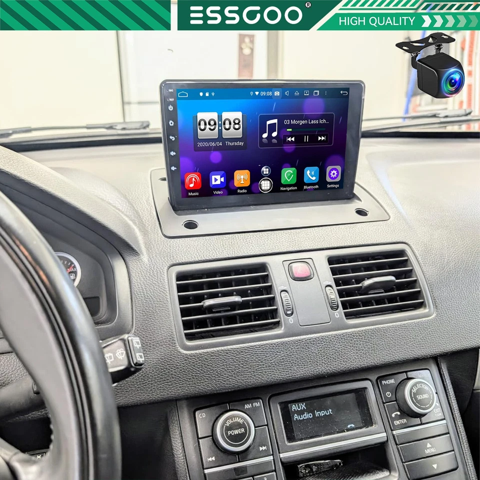 For Volvo XC90 2004-2014 Android 14 Car Stereo Radio GPS NAVI SWC FM CarPaly 64G - Image 1 of 4