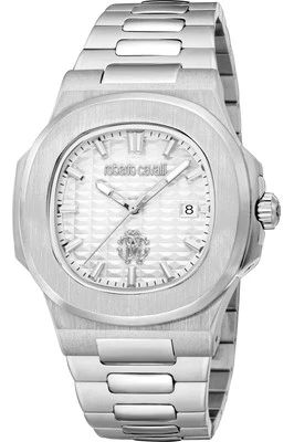 Orologio Roberto Cavalli RC5G136M0015 da Uomo Grigio argento in Acciaio - Immagine 1 di 3