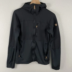 Pile Fjallraven uomo M nero Abisko Trail full zip con cappuccio - Foto 1 di 6