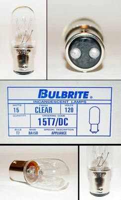 T7 Appliance Light Bulb, 706110 For Exit Sign, Amusement Fixtures - Image 1 of 4