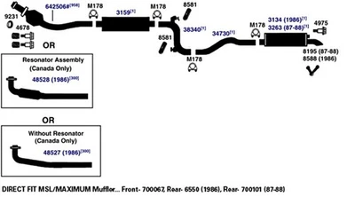 Left Catalytic Converter For 2009-2010 Dodge Challenger 3.5L V6 GAS SOHC - Image 1 of 4