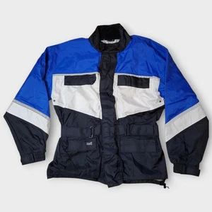 Vintage TOUR MASTER Jacket Mens Large 44 3M Scotchlite Reflective Motorcycle - Picture 1 of 11