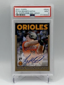 2021 Topps Ryan Mountcastle /50 1986 Baseball 35th Anniversary Auto RC #86A-RMO - Picture 1 of 2