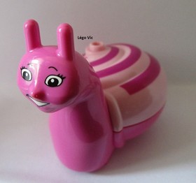 Lego 45024pb02c01 Snail Dark Pink Lazy Loui Belville Snail 5861 MOC B11