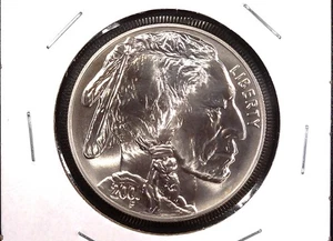 2001-D Denver One Dollar Uncirculated Silver American Buffalo $1 coin - Picture 1 of 6