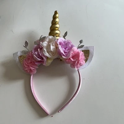 Pink Whimsical Unicorn Headband - Image 1 of 2
