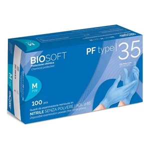 Handschuhe Nitril Pf Type 35 Ohne Staub Tg. XL 100 Stücke - Biosoft - Bild 1 von 1