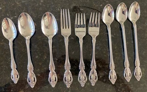 Oneida Brahms 9-teiliges ungerades Set Besteck - siehe Beschreibung - Bild 1 von 4