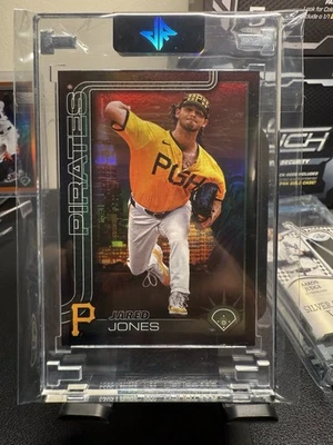 2025 Topps Series 2 Fantatics Fest Big Apple Exclusive Jared Jones Black 10/10  - Image 1 of 3