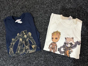 Marvel Avengers T-Shirts, Groot, Rocket, Unisex, Size Small, T1/T2 - Picture 1 of 4