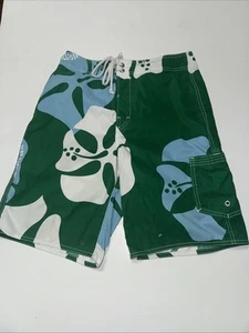 Bañador Hollister Hombre Talla 30 Floral Verde Blanco Carga Board Shorts Surf - Imagen 1 de 8