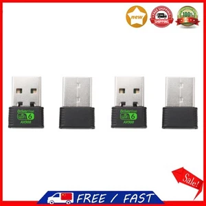 USB WiFi 6 Adapter 900Mbps Portable USB Wireless Adapter Dual Band 2.4 & 5.8 GHz - Afbeelding 1 van 12