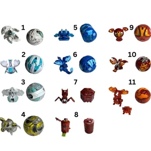 Bakugan Battle Brawlers 11 Stück Pyrus Aquos Haos Darkus Diamond Geogan & mehr - Bild 1 von 12